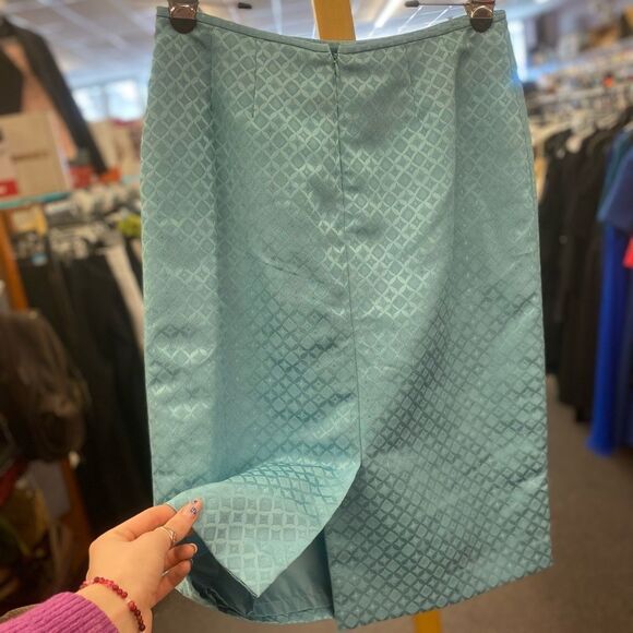 Kasper Sz. 6 Turquoise Vtg Appeal Suit - Picture 3 of 5